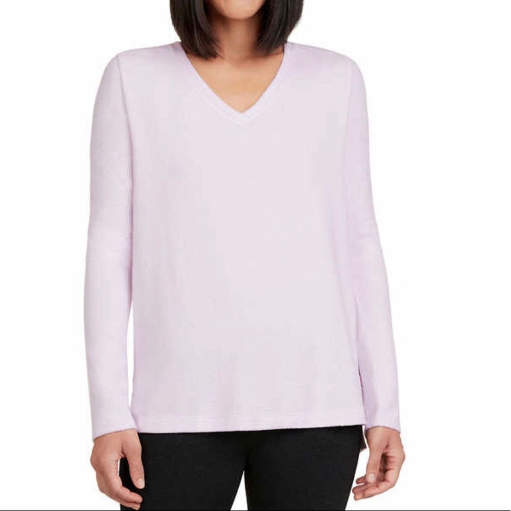 Matty M Lilac V-Neck Sweater